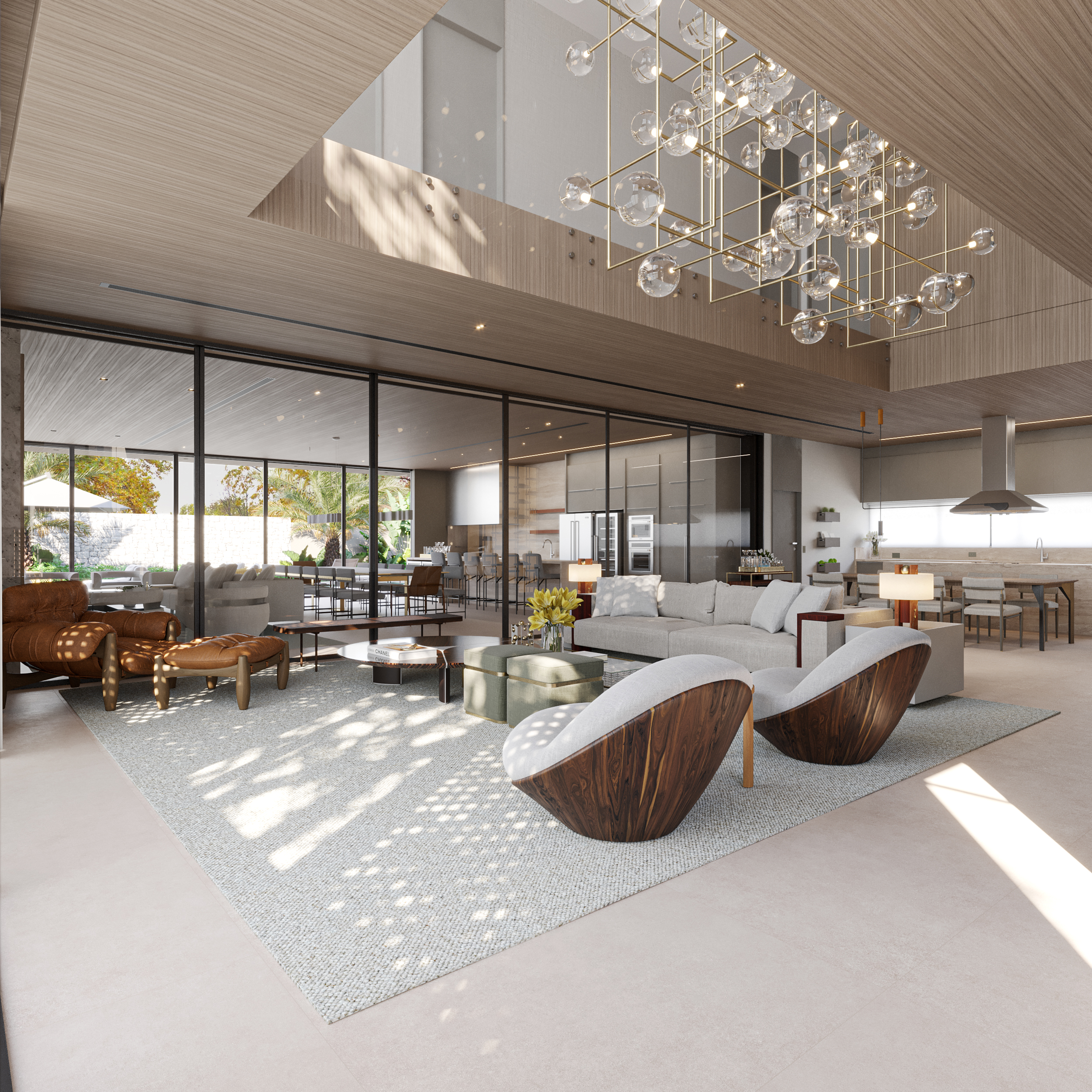 Imagem de renderização de projeto residencial em Cuiabá pelo Escritório Flávia França arquitetura